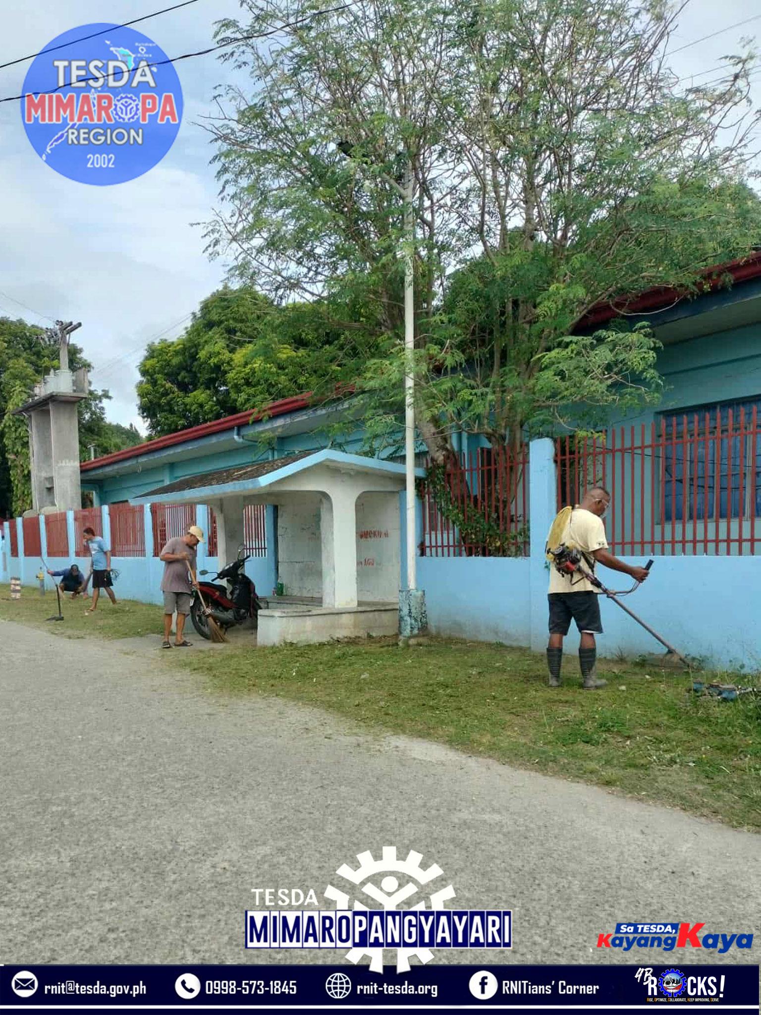 Group of Barangay Officials after clean-up drive