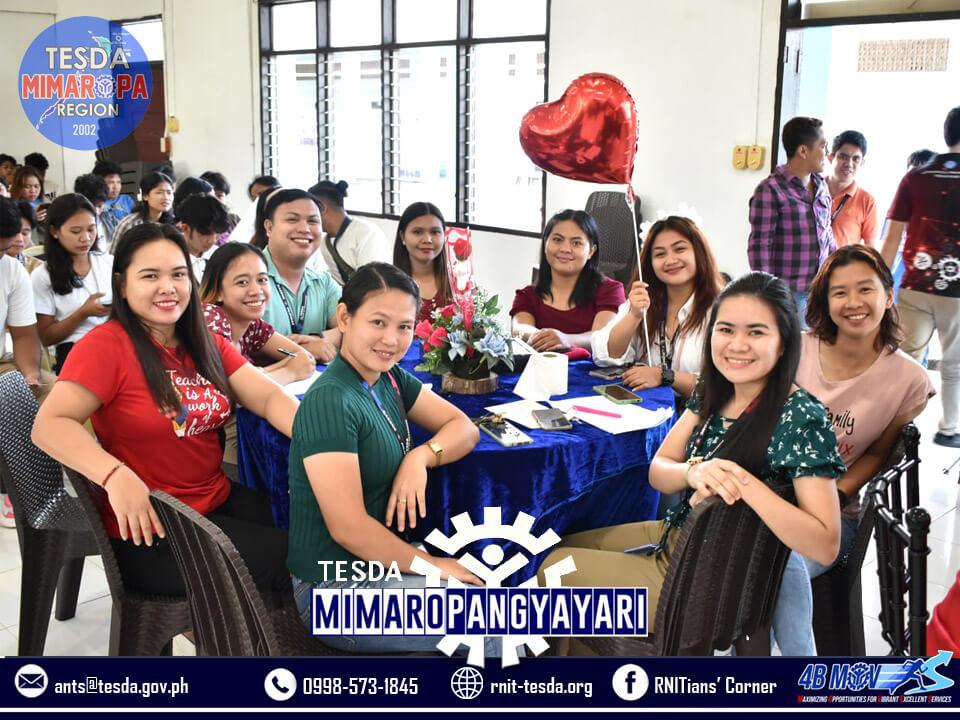 Attendees enjoying the Love Feast meal together