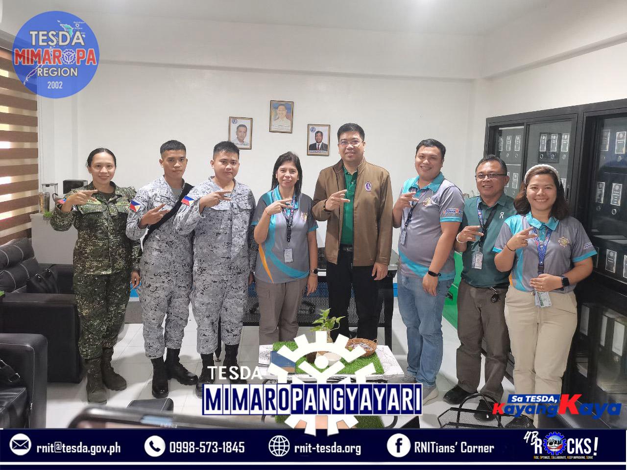 RNIT officials with Philippine Navy representatives