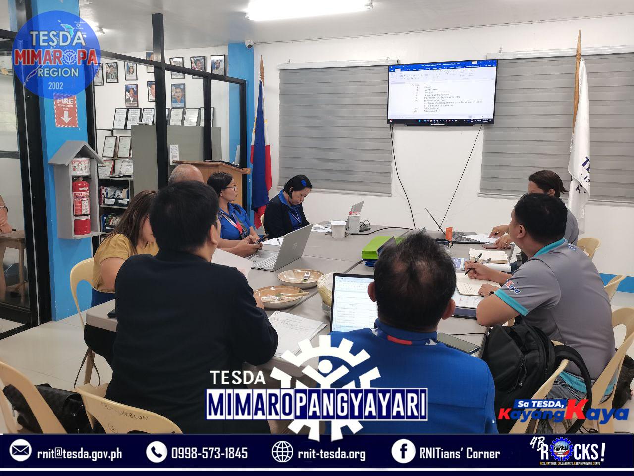 TESDA OPCR Validation